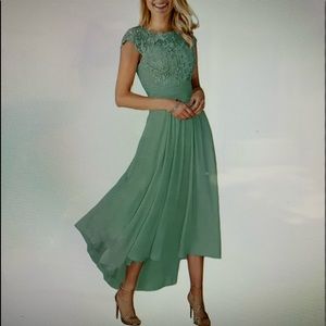 Lace Chiffon Formal Evening Dress